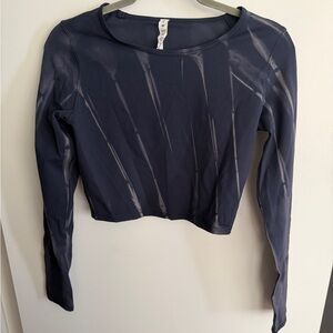 Lululemon Athletica Dark Blue Long Sleeve Tee